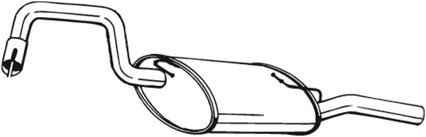 BOSAL 235-935 Silenziatore posteriore-Silenziatore posteriore-Ricambi Euro