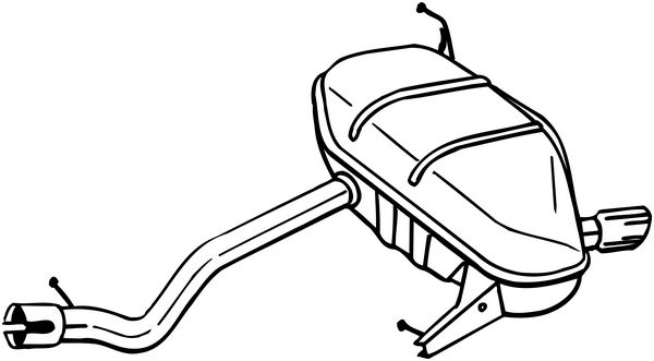 BOSAL 247-195 Silenziatore...