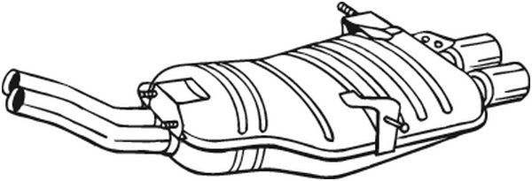 BOSAL 247-531 Silenziatore...
