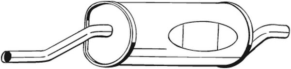 BOSAL 247-893 Silenziatore...