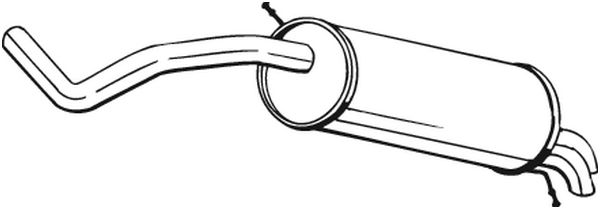 BOSAL 278-107 Silenziatore...