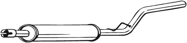 BOSAL 280-169 Silenziatore centrale