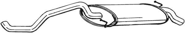 BOSAL 278-461 Silenziatore...