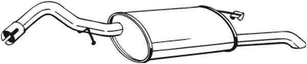 BOSAL 278-583 Silenziatore...