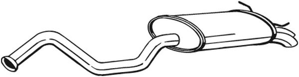 BOSAL 278-735 Silenziatore...
