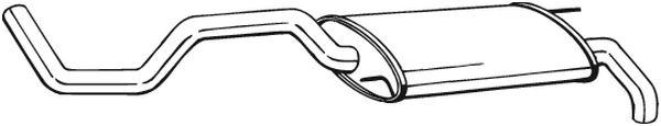 BOSAL 279-117 Silenziatore...