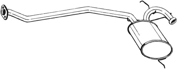 BOSAL 279-241 Silenziatore...