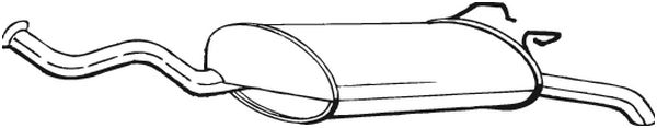 BOSAL 279-295 Silenziatore...