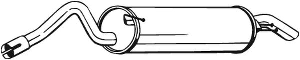 BOSAL 279-403 Silenziatore...