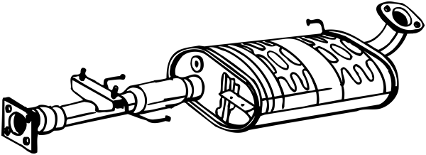 BOSAL 279-589 Silenziatore centrale-Silenziatore centrale-Ricambi Euro