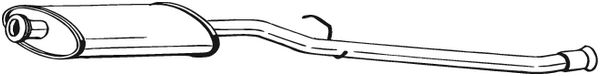 BOSAL 278-855 Silenziatore...