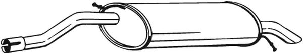 BOSAL 279-949 Silenziatore...