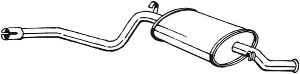BOSAL 280-327 Silenziatore...