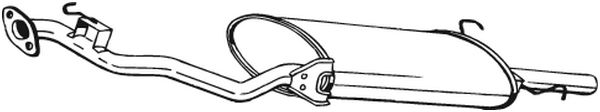 BOSAL 279-027 Silenziatore...