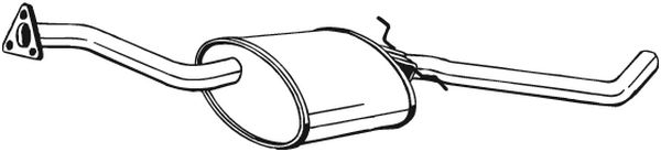BOSAL 281-033 Silenziatore...