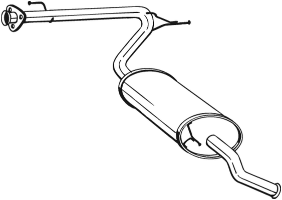 BOSAL 281-093 Silenziatore posteriore