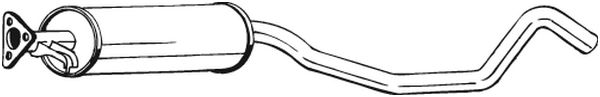 BOSAL 281-145 Silenziatore...