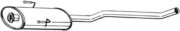 BOSAL 281-379 Silenziatore...