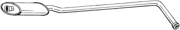 BOSAL 281-417 Silenziatore...
