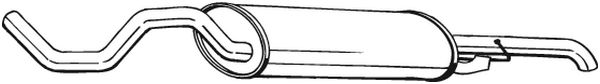BOSAL 281-533 Silenziatore...