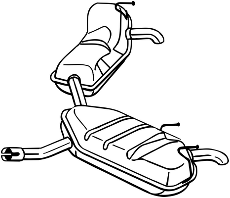 BOSAL 281-977 Silenziatore posteriore