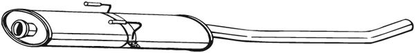 BOSAL 282-063 Silenziatore...