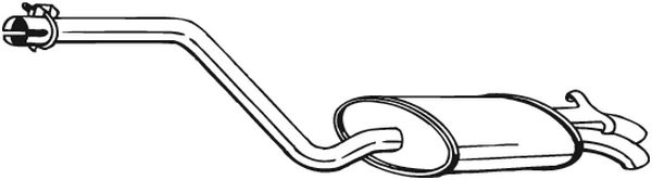 BOSAL 282-333 Silenziatore...
