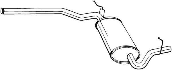 BOSAL 282-375 средно гърне