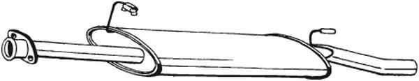 BOSAL 282-387 Silenziatore...