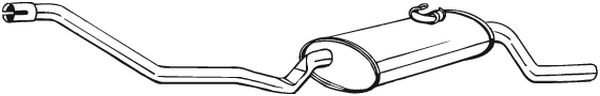 BOSAL 283-561 Silenziatore...