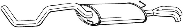 BOSAL 282-643 Silenziatore...