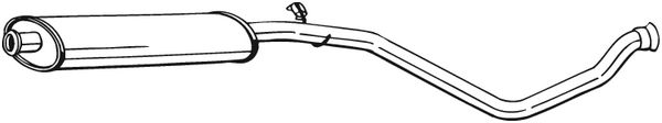 BOSAL 282-693 Silenziatore...