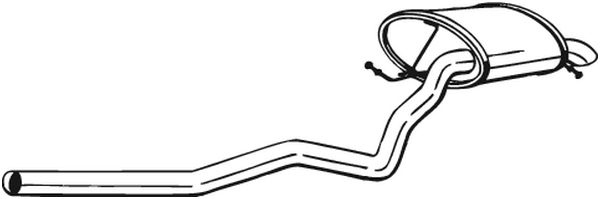 BOSAL 282-713 Silenziatore...