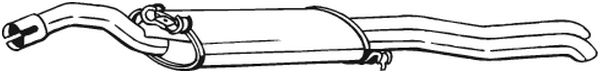 BOSAL 282-827 Silenziatore...