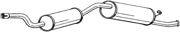 BOSAL 282-933 Silenziatore...