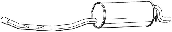 BOSAL 283-139 Silenziatore...