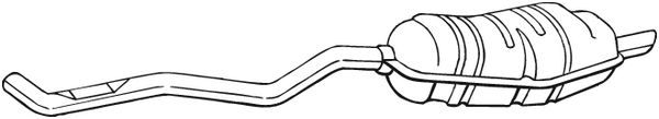 BOSAL 283-277 Silenziatore...