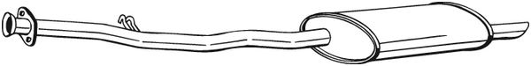 BOSAL 283-285 Silenziatore...