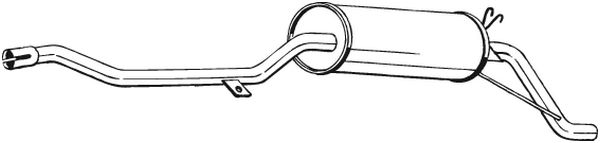 BOSAL 283-515 Silenziatore...