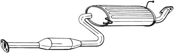 BOSAL 283-531 Silenziatore...