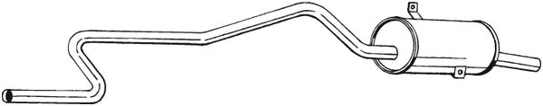 BOSAL 283-701 Silenziatore...