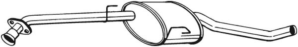 BOSAL 283-753 Silenziatore...