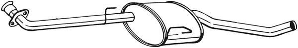 BOSAL 283-757 Silenziatore...