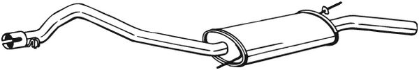 BOSAL 283-925 Silenziatore...