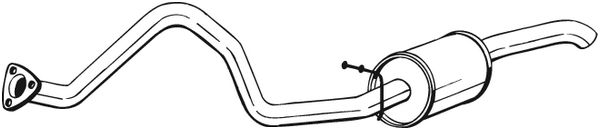 BOSAL 284-067 Silenziatore...