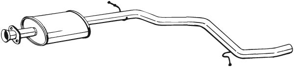 BOSAL 284-109 Silenziatore...