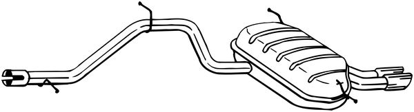 BOSAL 284-645 Silenziatore...