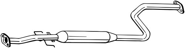 BOSAL 284-667 Silenziatore...