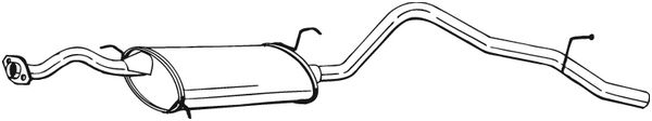 BOSAL 285-027 Silenziatore...