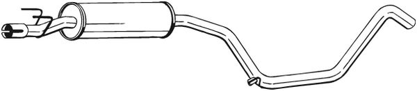 BOSAL 285-029 Silenziatore...